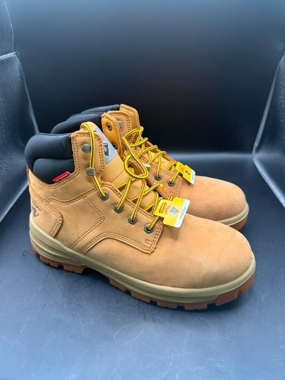 Herman Survivors Men's 9.5W Steel Toe Waterproof Work Boots Wheat New